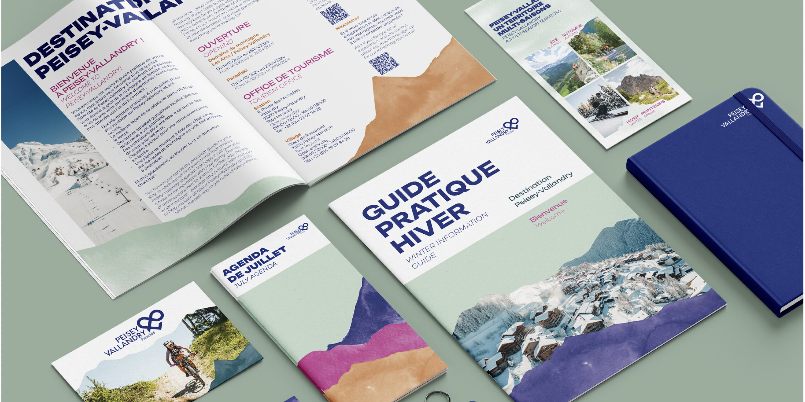 vue d'ensemble Peisey Vallandry