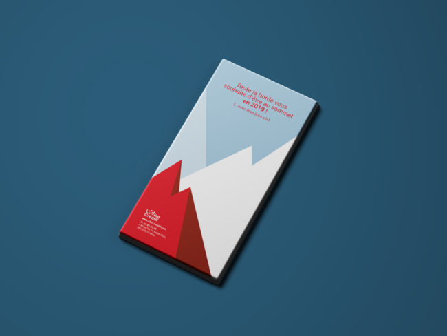 Packaging perspective chocolat Noël