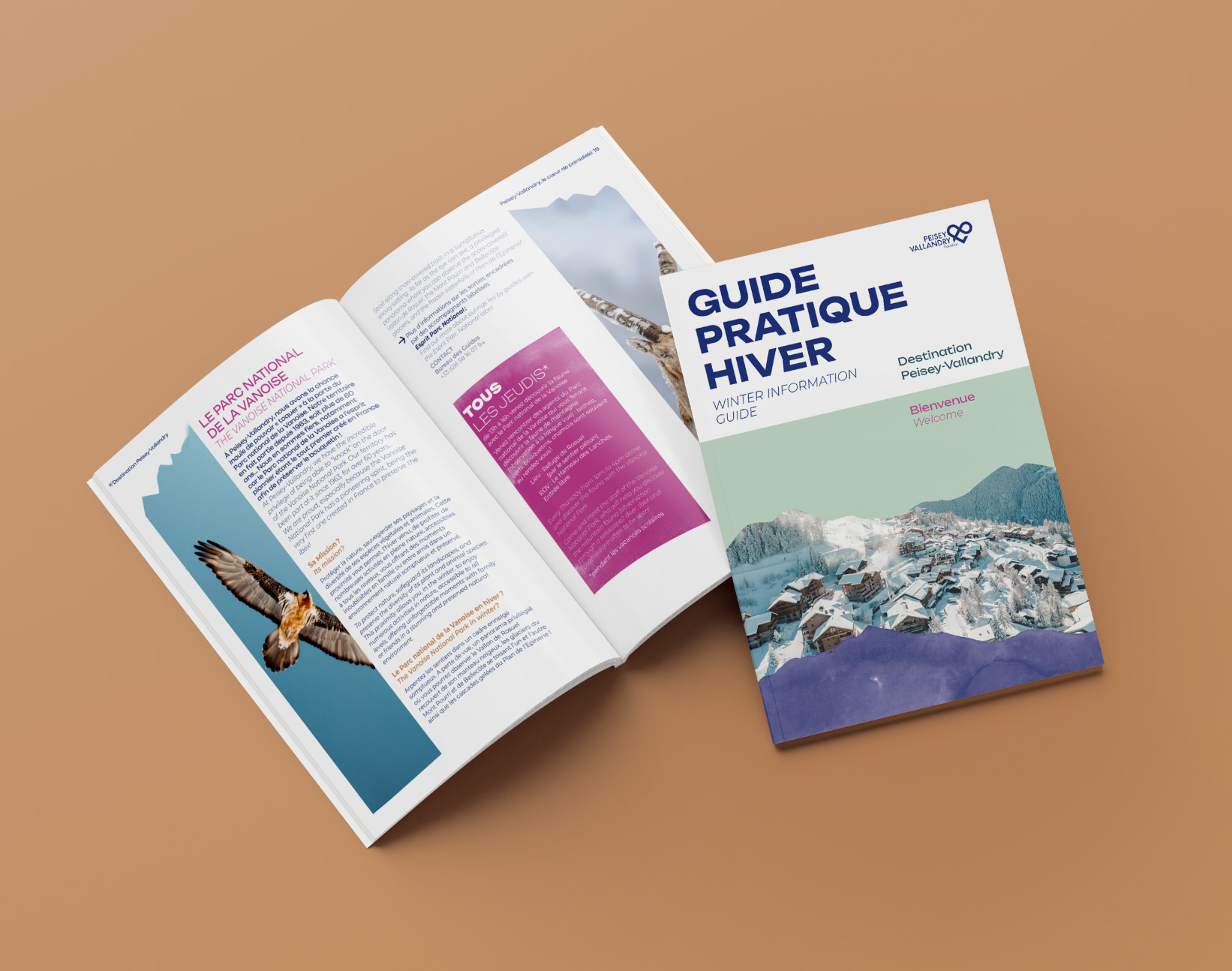 Peisey Vallandry mise en page