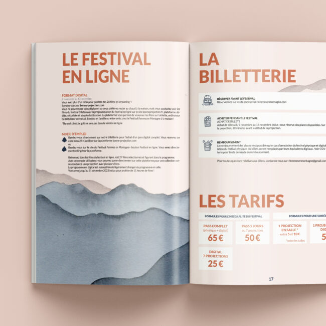 Mockups Design femme en montagne