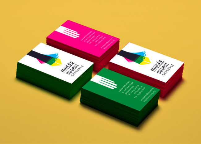 carte de visite musée du Gant de Grenoble